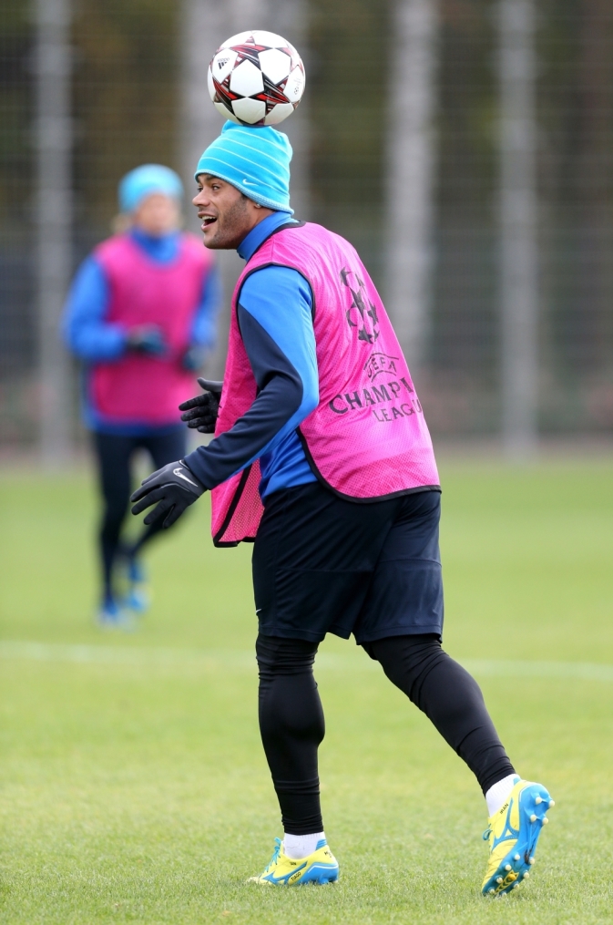 Тренировка  «Зенита» перед  матчем Лиги чемпионов УЕФА 2013/2014, «Зенит» — «Аустрия»