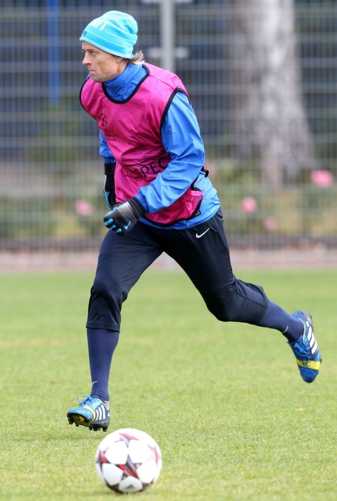 Тренировка  «Зенита» перед  матчем Лиги чемпионов УЕФА 2013/2014, «Зенит» — «Аустрия»