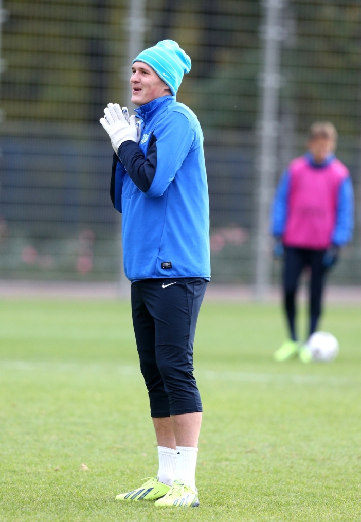 Тренировка  «Зенита» перед  матчем Лиги чемпионов УЕФА 2013/2014, «Зенит» — «Аустрия»