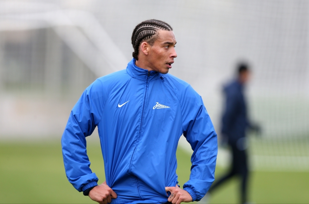 Тренировка  «Зенита» перед  матчем Лиги чемпионов УЕФА 2013/2014, «Зенит» — «Аустрия»