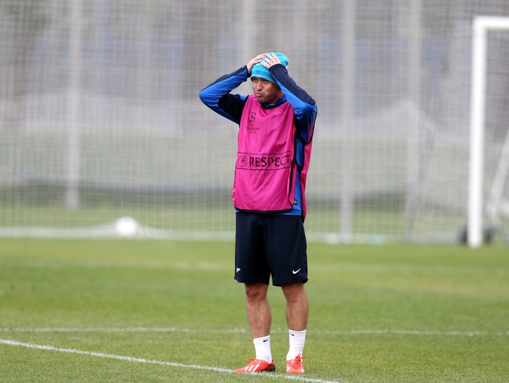 Тренировка  «Зенита» перед  матчем Лиги чемпионов УЕФА 2013/2014, «Зенит» — «Аустрия»