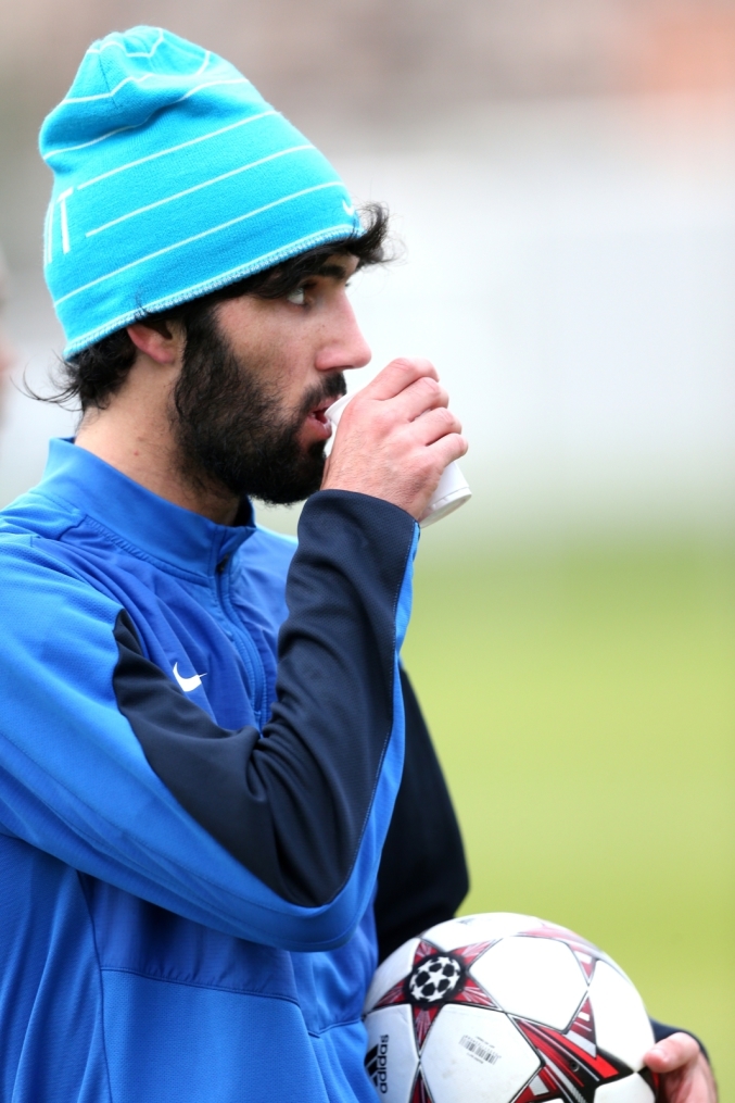 Тренировка  «Зенита» перед  матчем Лиги чемпионов УЕФА 2013/2014, «Зенит» — «Аустрия»