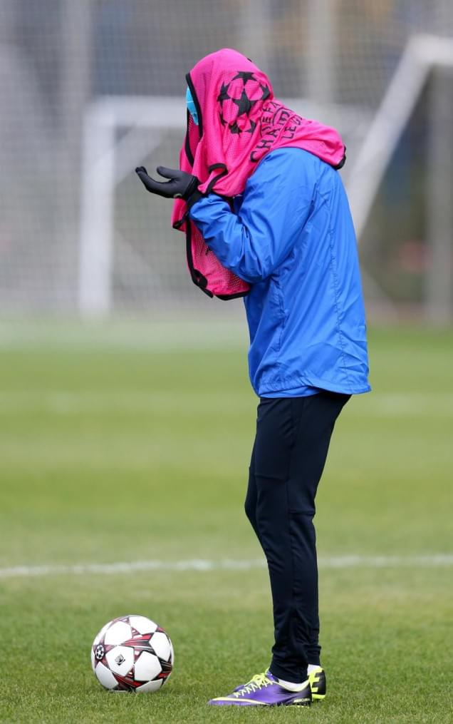 Тренировка  «Зенита» перед  матчем Лиги чемпионов УЕФА 2013/2014, «Зенит» — «Аустрия»