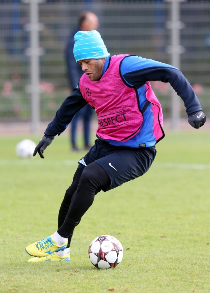 Тренировка  «Зенита» перед  матчем Лиги чемпионов УЕФА 2013/2014, «Зенит» — «Аустрия»