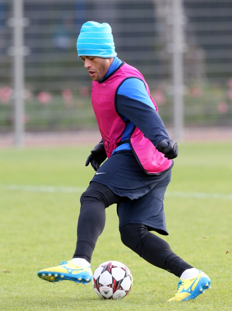 Тренировка  «Зенита» перед  матчем Лиги чемпионов УЕФА 2013/2014, «Зенит» — «Аустрия»