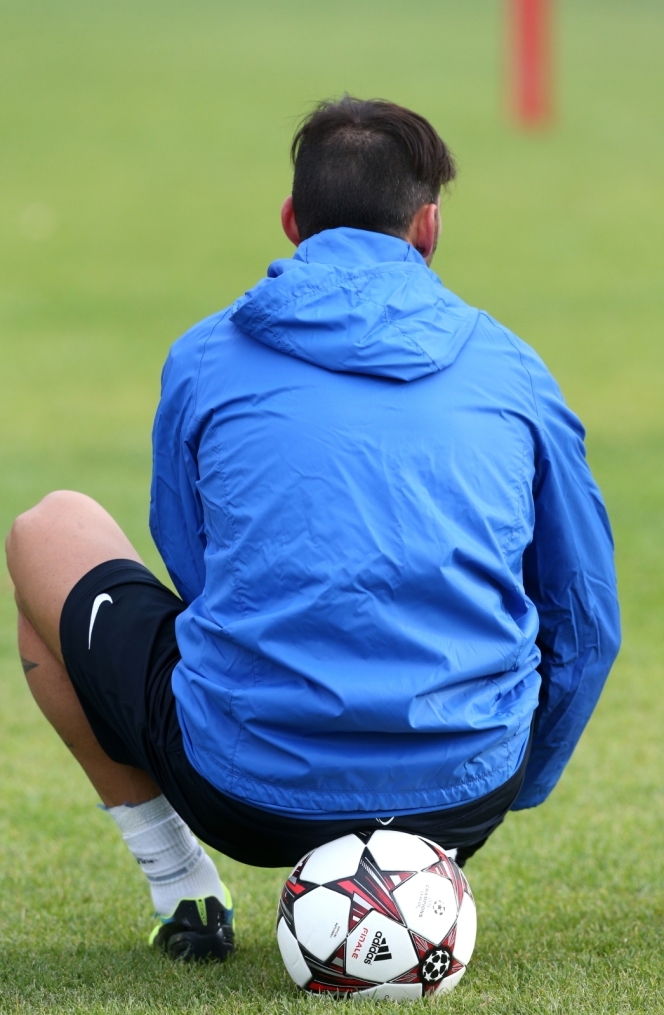 Тренировка  «Зенита» перед  матчем Лиги чемпионов УЕФА 2013/2014, «Зенит» — «Аустрия»