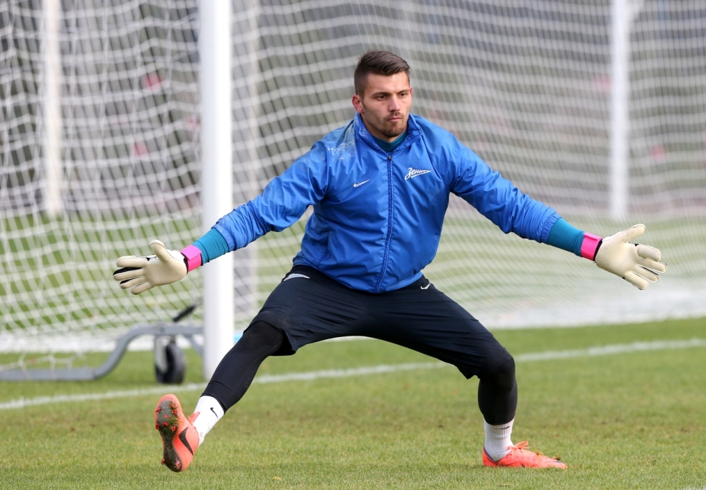 Тренировка  «Зенита» перед  матчем Лиги чемпионов УЕФА 2013/2014, «Зенит» — «Аустрия»