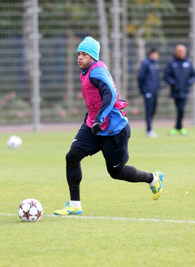 Тренировка  «Зенита» перед  матчем Лиги чемпионов УЕФА 2013/2014, «Зенит» — «Аустрия»