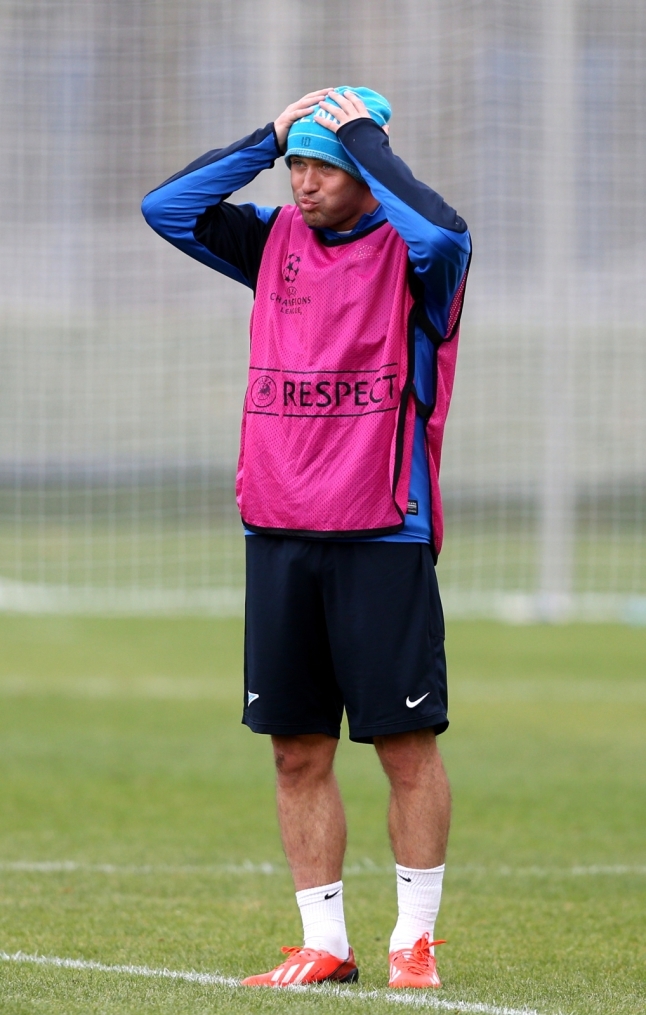 Тренировка  «Зенита» перед  матчем Лиги чемпионов УЕФА 2013/2014, «Зенит» — «Аустрия»