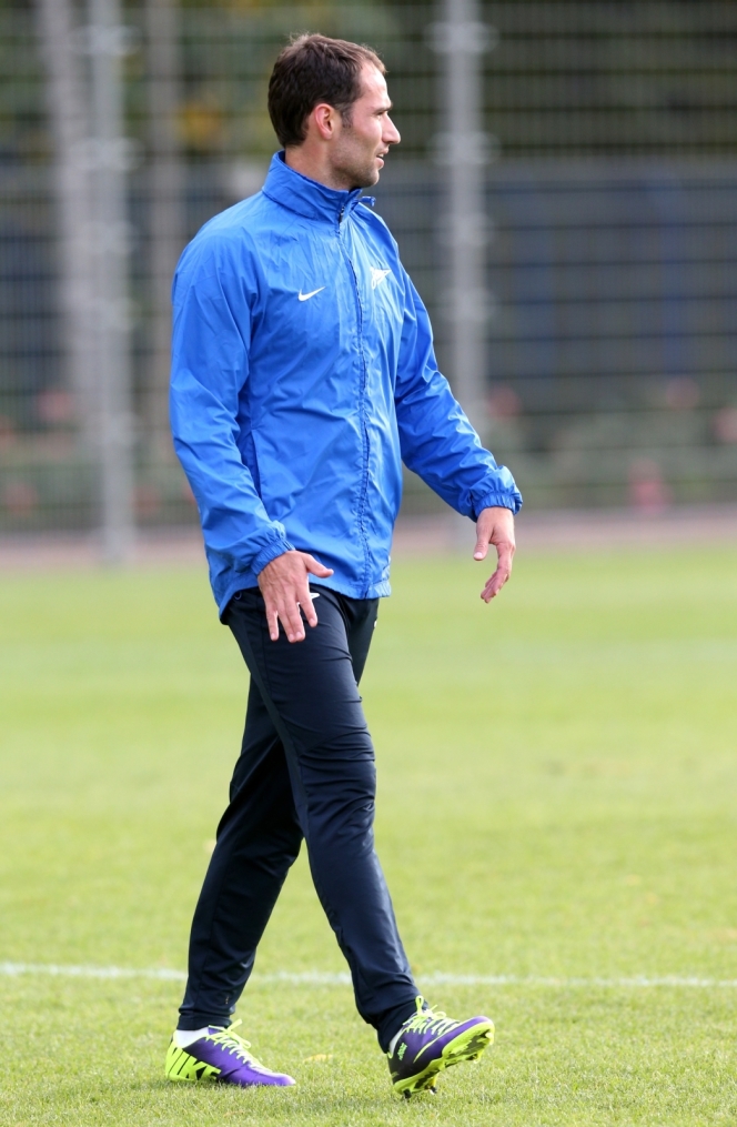 Тренировка  «Зенита» перед  матчем Лиги чемпионов УЕФА 2013/2014, «Зенит» — «Аустрия»