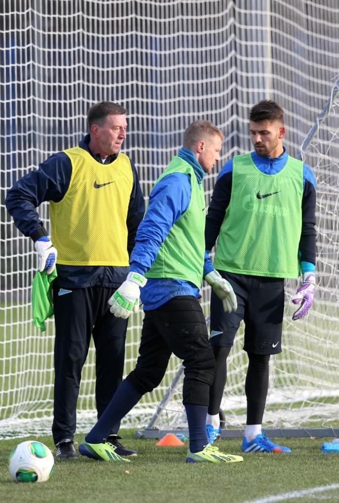 Тренировка «Зенита» перед матчем «Зенит» — ЦСКА