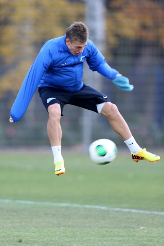 Тренировка «Зенита» перед матчем «Зенит» — ЦСКА