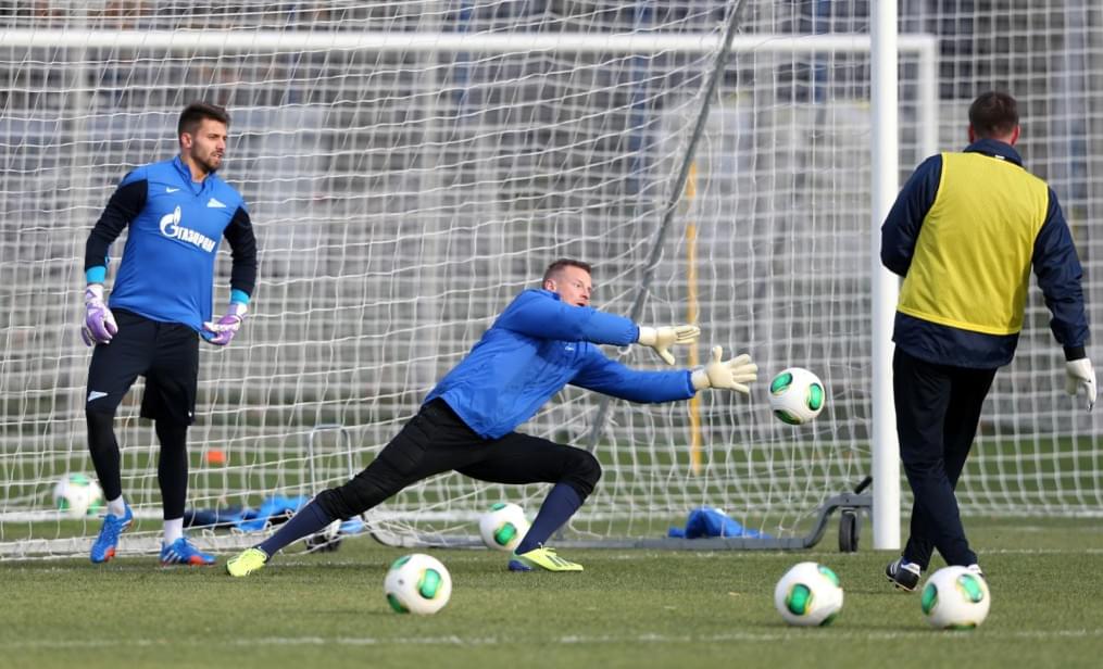 Тренировка «Зенита» перед матчем «Зенит» — ЦСКА