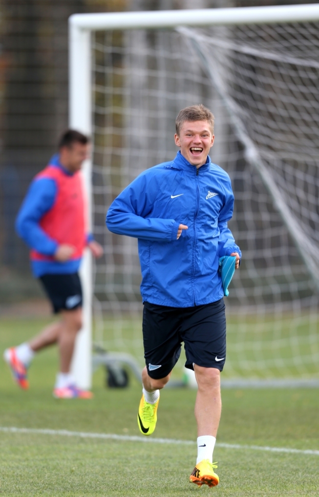 Тренировка «Зенита» перед матчем «Зенит» — ЦСКА