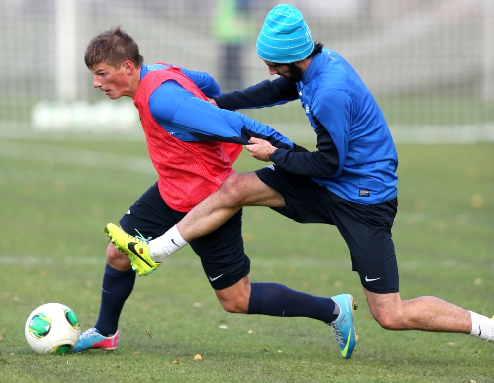 Тренировка «Зенита» перед матчем «Зенит» — ЦСКА