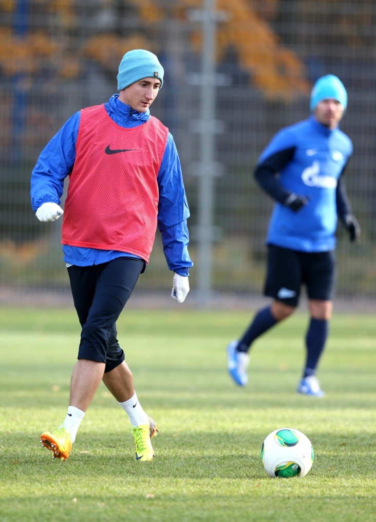 Тренировка «Зенита» перед матчем «Зенит» — ЦСКА