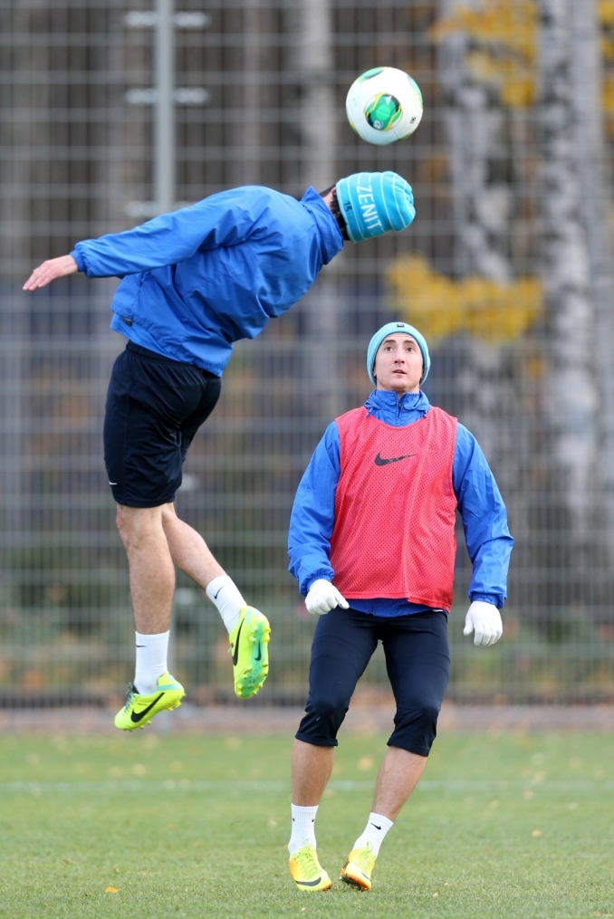 Тренировка «Зенита» перед матчем «Зенит» — ЦСКА
