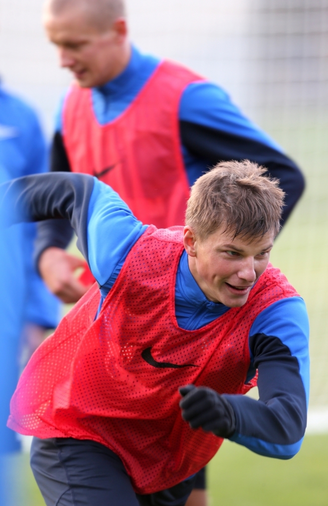 Тренировка «Зенита» перед матчем «Зенит» — ЦСКА