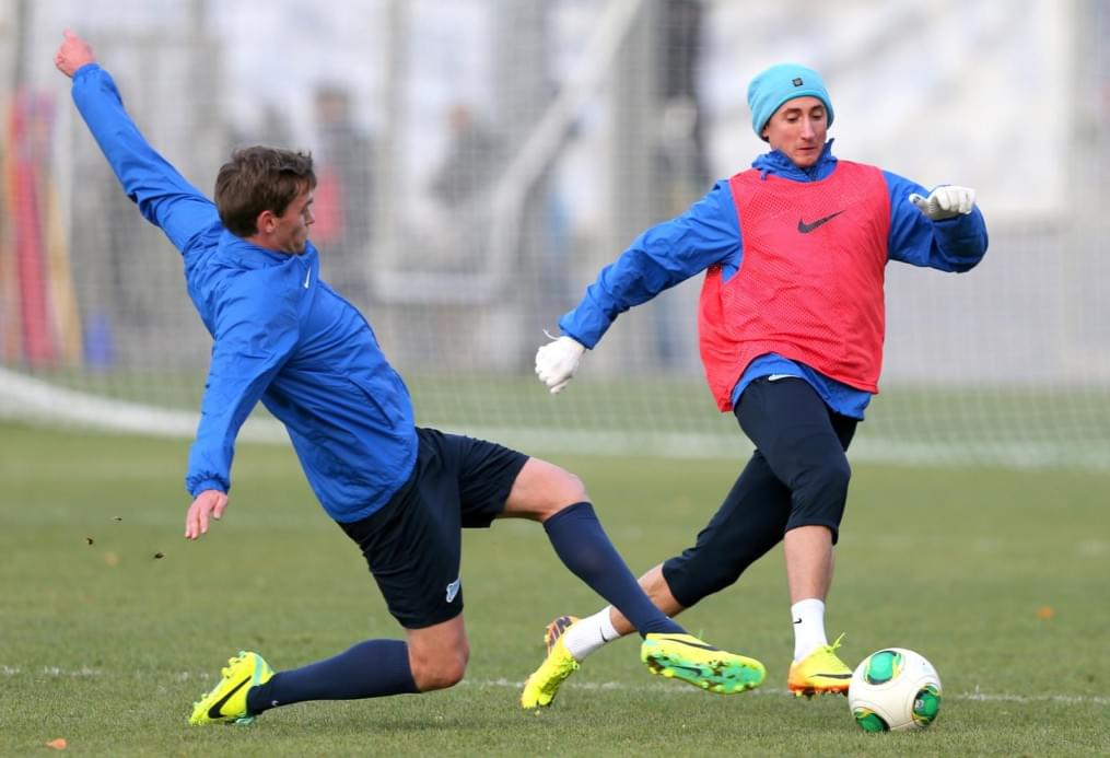 Тренировка «Зенита» перед матчем «Зенит» — ЦСКА