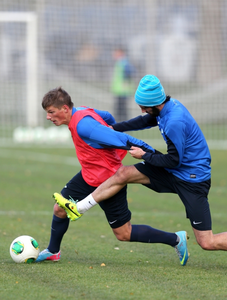 Тренировка «Зенита» перед матчем «Зенит» — ЦСКА