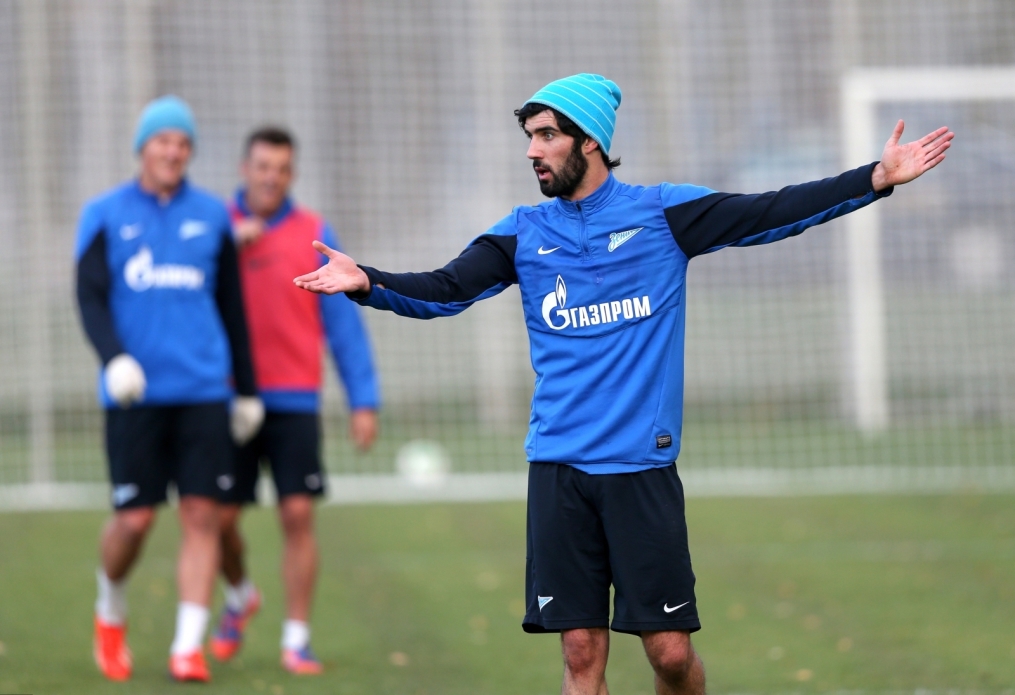 Тренировка «Зенита» перед матчем «Зенит» — ЦСКА