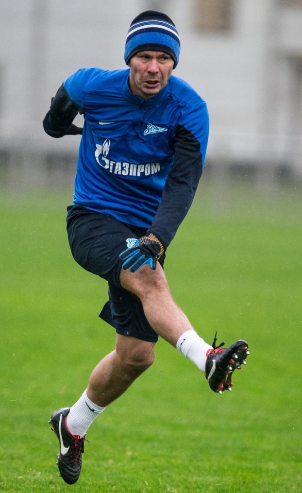 Тренировка «Зенита» перед матчем «Спартак» — «Зенит»