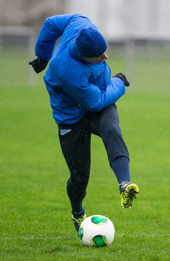 Тренировка «Зенита» перед матчем «Спартак» — «Зенит»