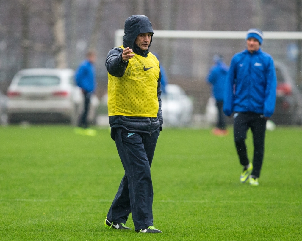 Тренировка «Зенита» перед матчем «Спартак» — «Зенит»