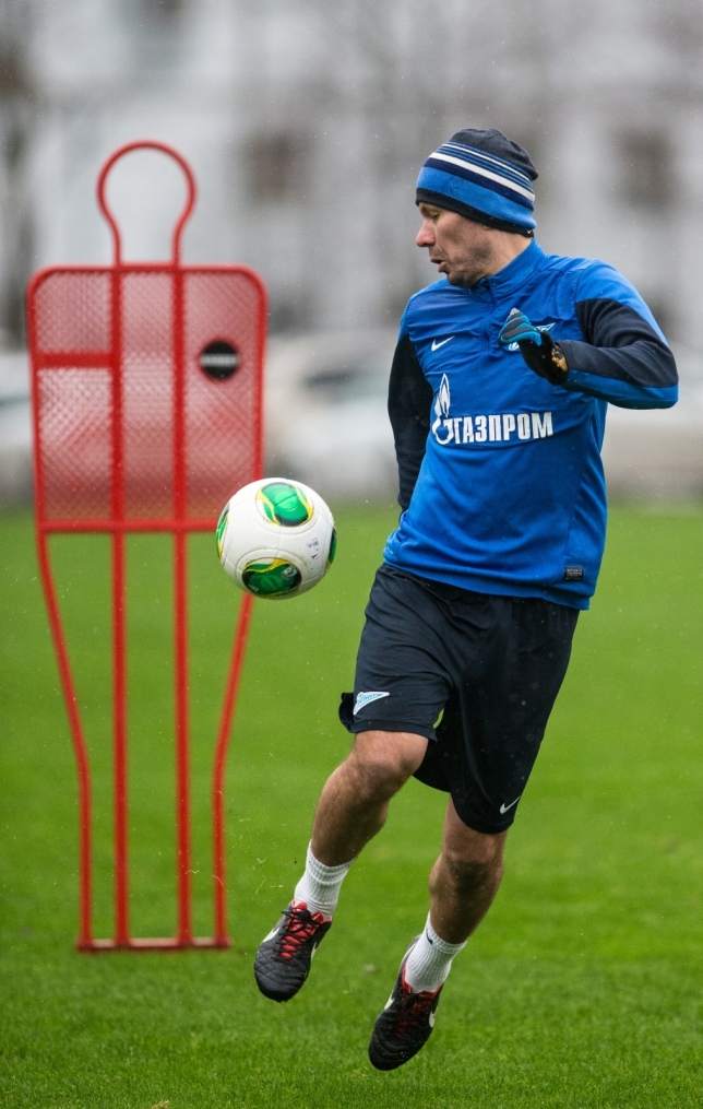 Тренировка «Зенита» перед матчем «Спартак» — «Зенит»