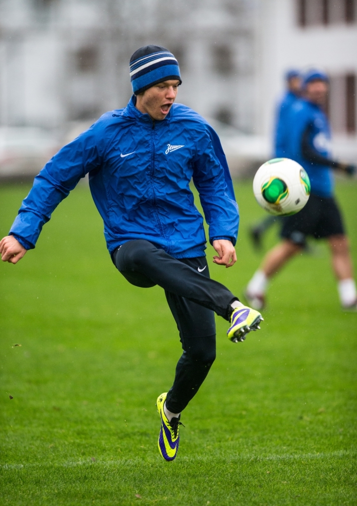 Тренировка «Зенита» перед матчем «Спартак» — «Зенит»