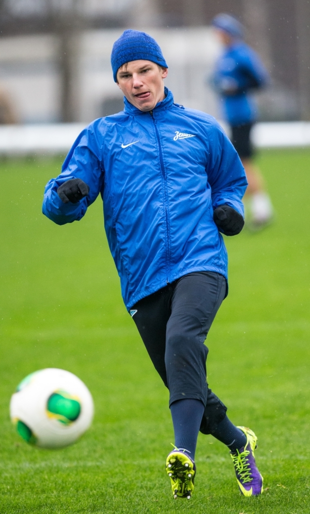 Тренировка «Зенита» перед матчем «Спартак» — «Зенит»