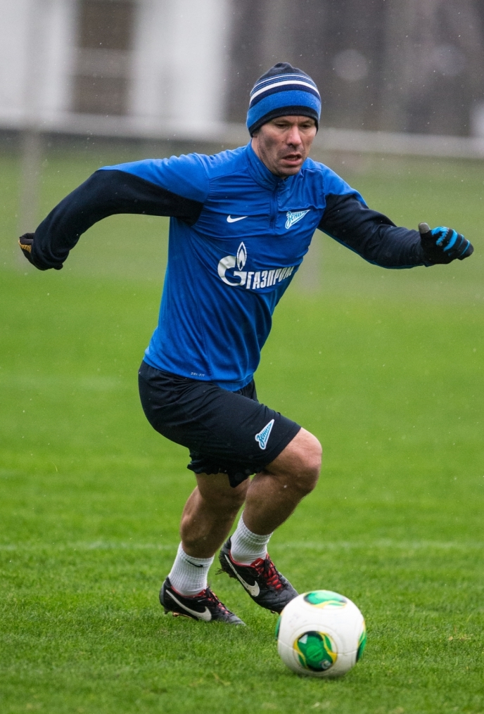Тренировка «Зенита» перед матчем «Спартак» — «Зенит»