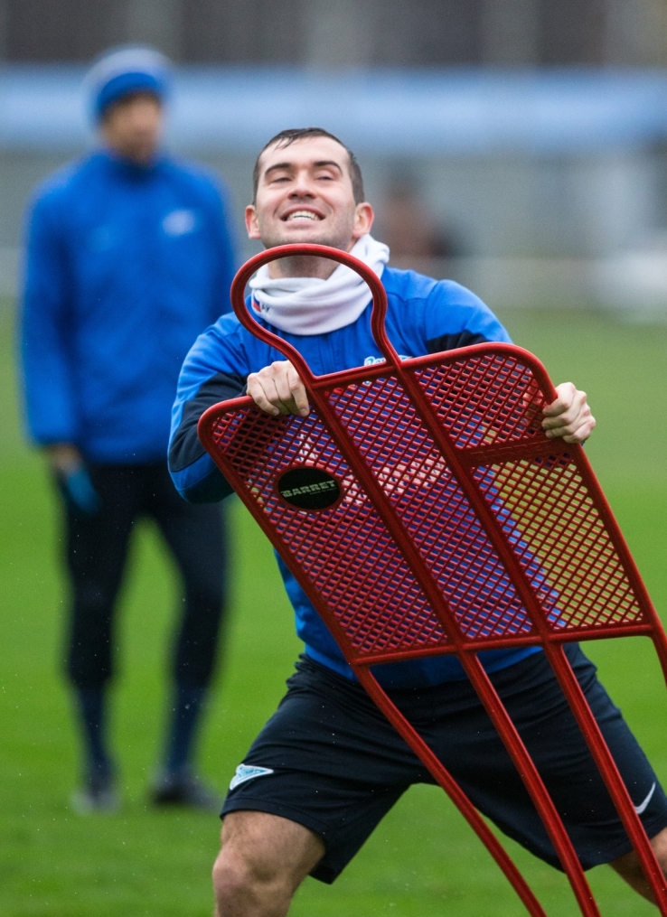 Тренировка «Зенита» перед матчем «Спартак» — «Зенит»