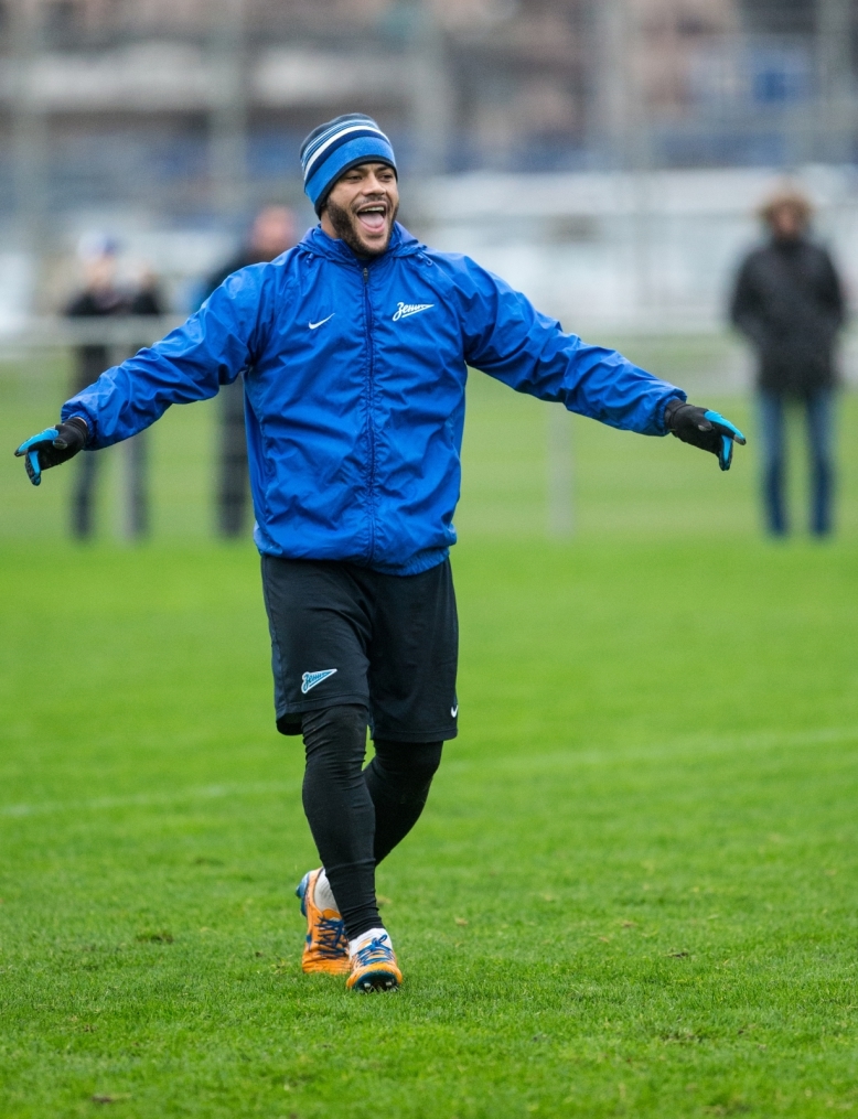 Тренировка «Зенита» перед матчем «Спартак» — «Зенит»