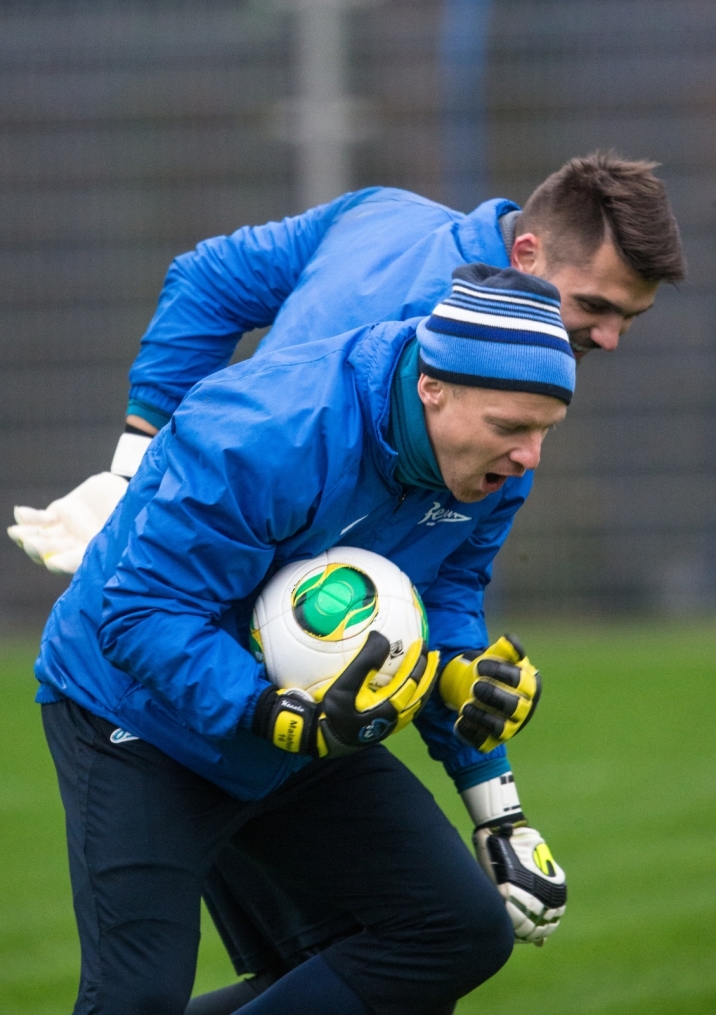 Тренировка «Зенита» перед матчем «Спартак» — «Зенит»