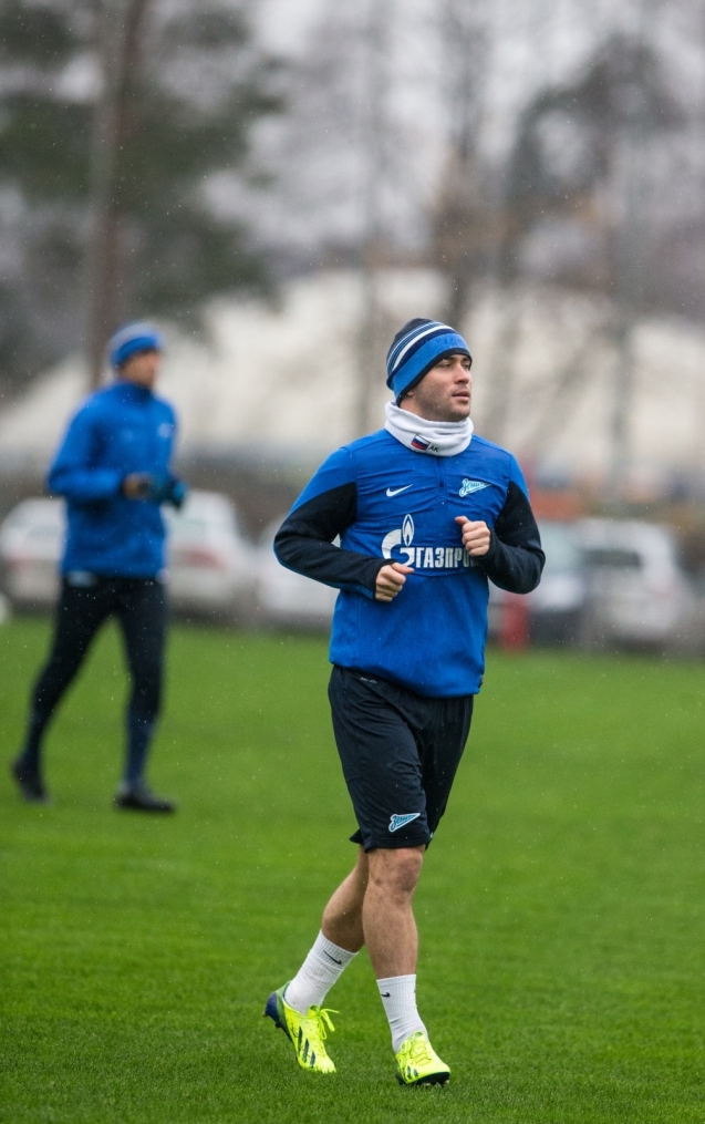 Тренировка «Зенита» перед матчем «Спартак» — «Зенит»