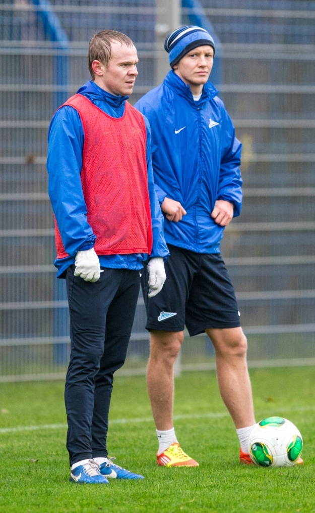 Тренировка «Зенита» перед матчем «Спартак» — «Зенит»