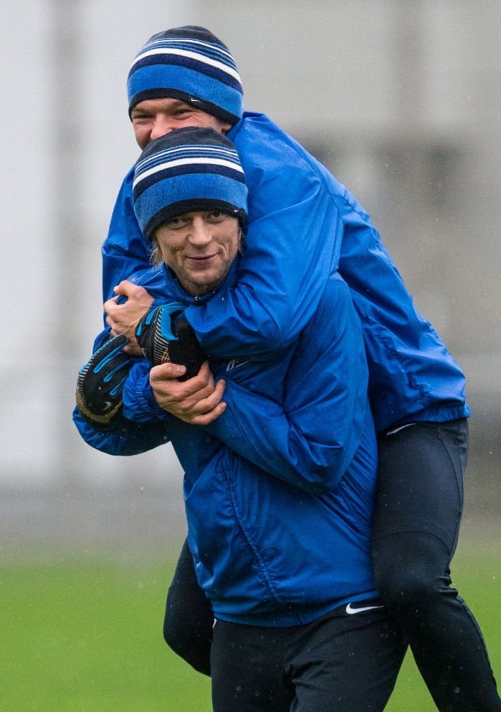 Тренировка «Зенита» перед матчем «Спартак» — «Зенит»