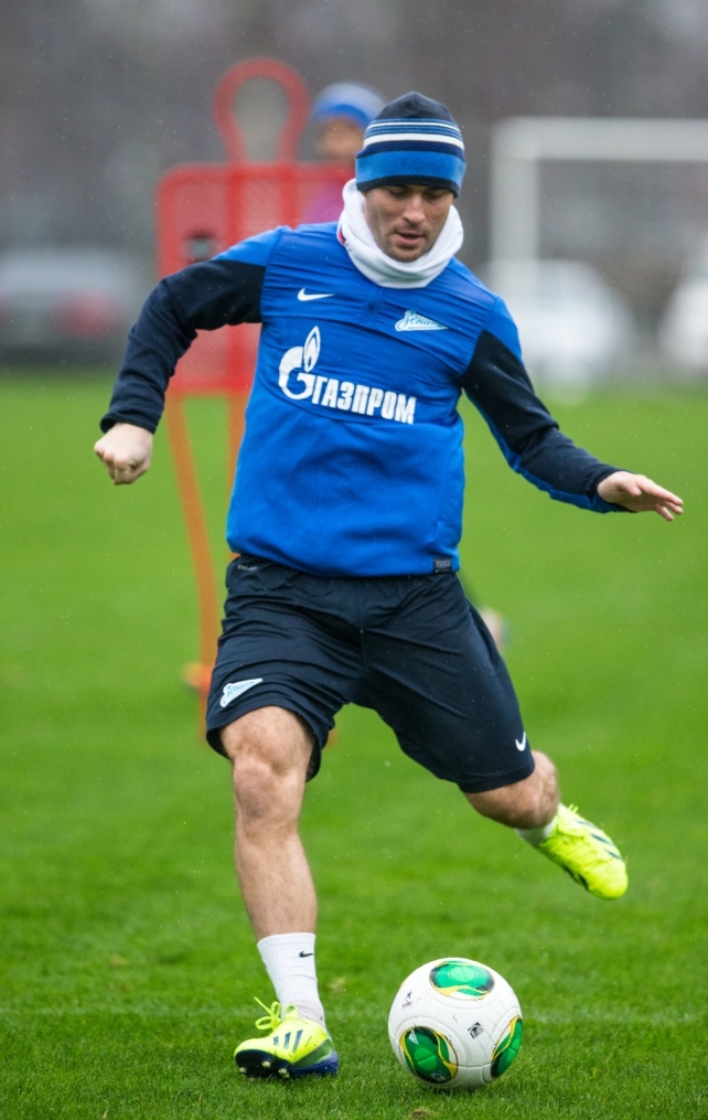 Тренировка «Зенита» перед матчем «Спартак» — «Зенит»