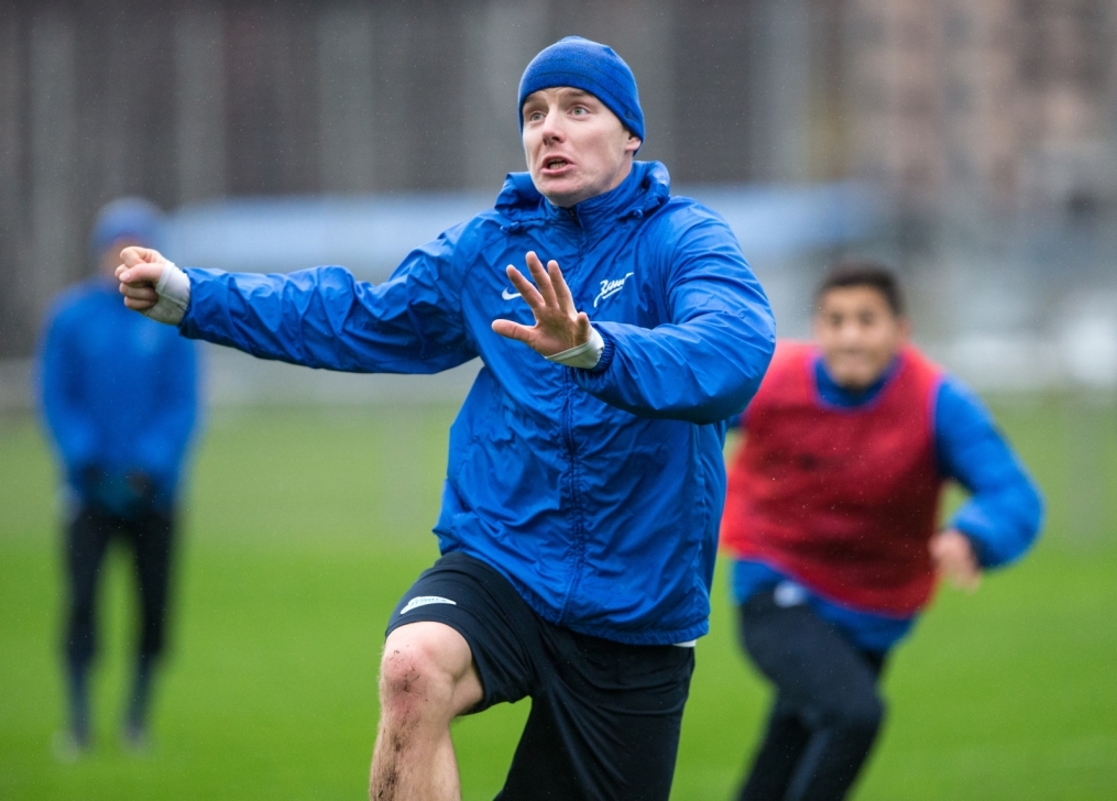 Тренировка «Зенита» перед матчем «Спартак» — «Зенит»