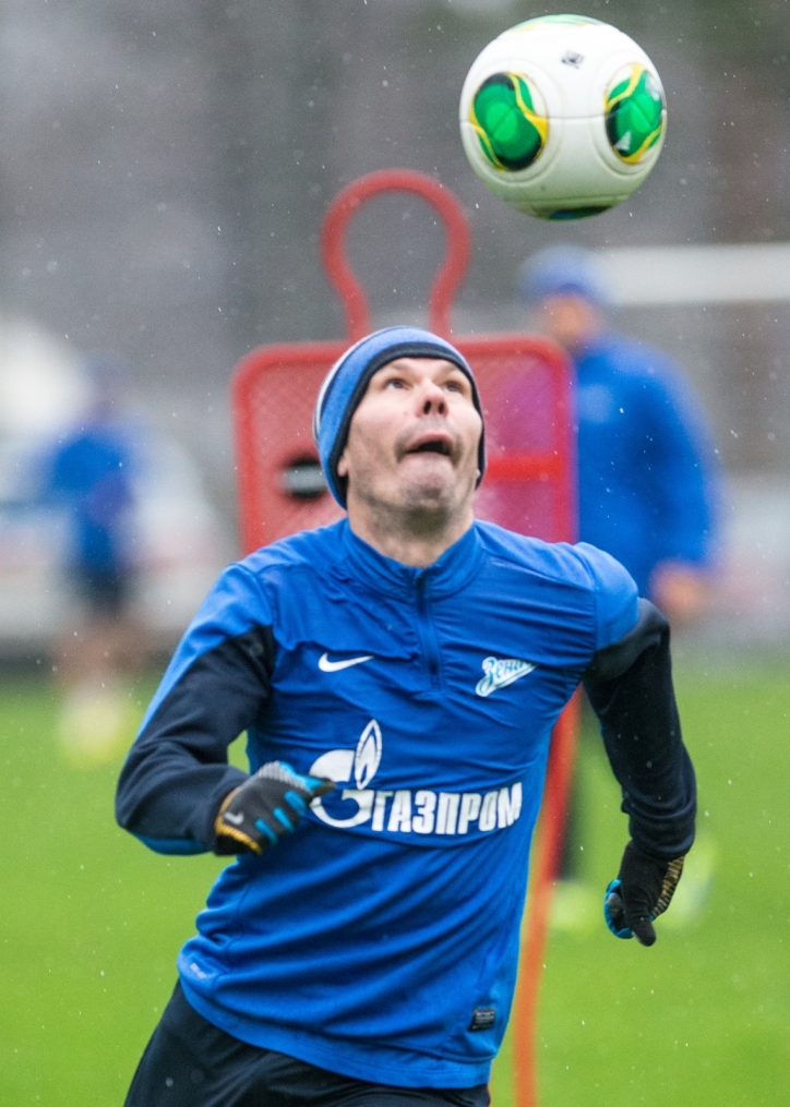 Тренировка «Зенита» перед матчем «Спартак» — «Зенит»