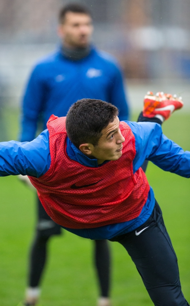 Тренировка «Зенита» перед матчем «Спартак» — «Зенит»