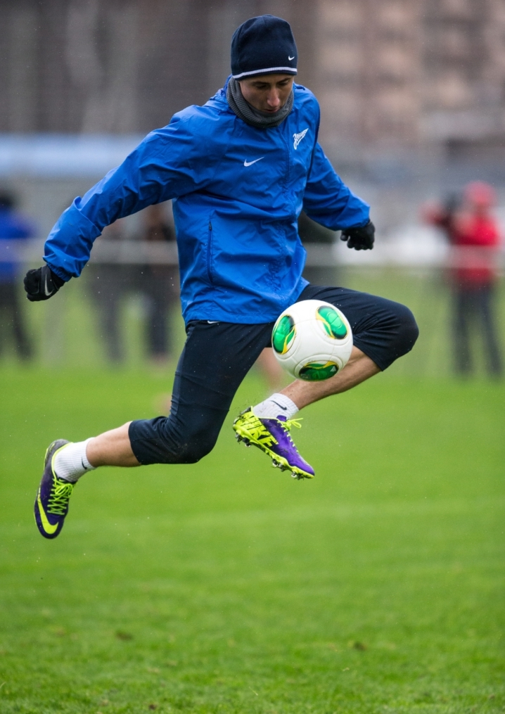 Тренировка «Зенита» перед матчем «Спартак» — «Зенит»