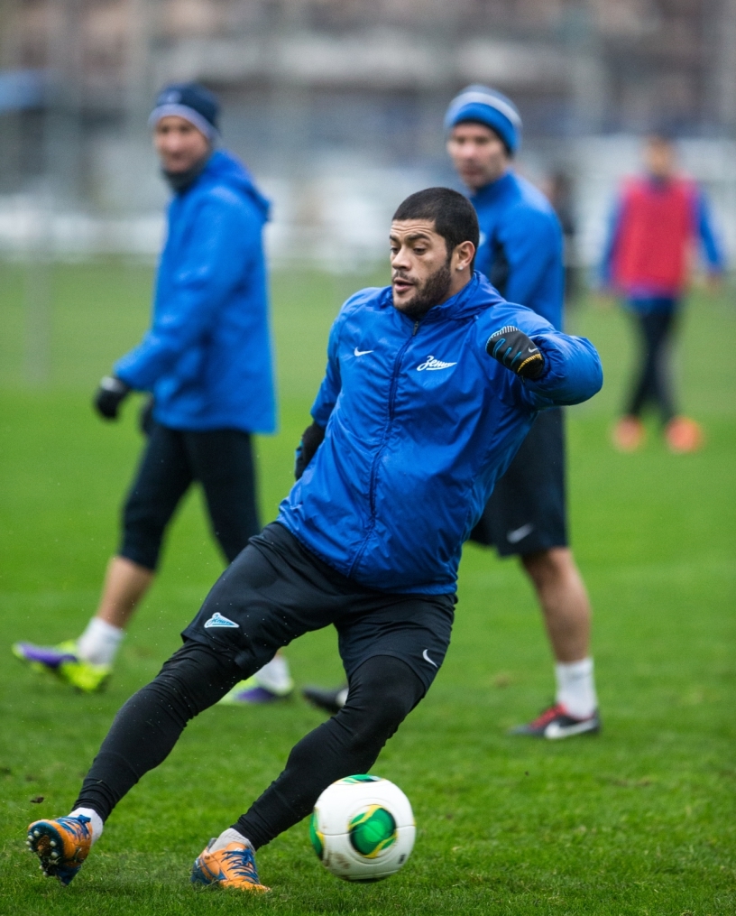 Тренировка «Зенита» перед матчем «Спартак» — «Зенит»