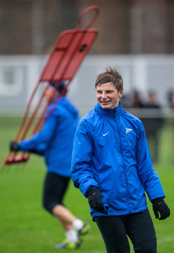 Тренировка «Зенита» перед матчем «Спартак» — «Зенит»