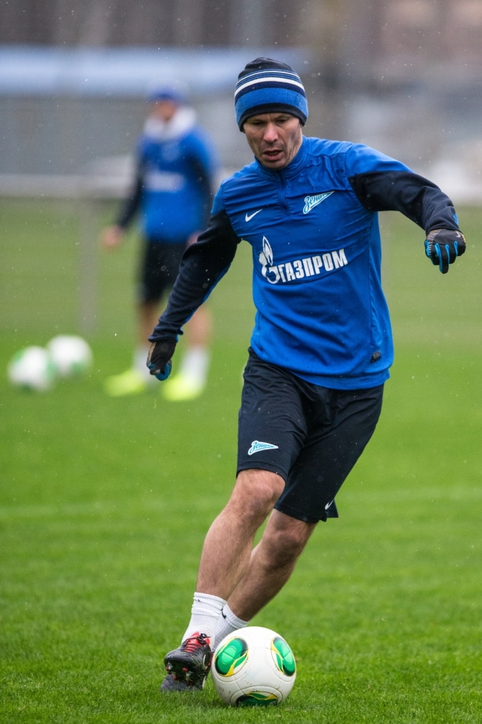 Тренировка «Зенита» перед матчем «Спартак» — «Зенит»