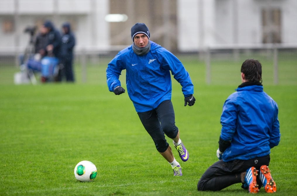 Тренировка «Зенита» перед матчем «Спартак» — «Зенит»