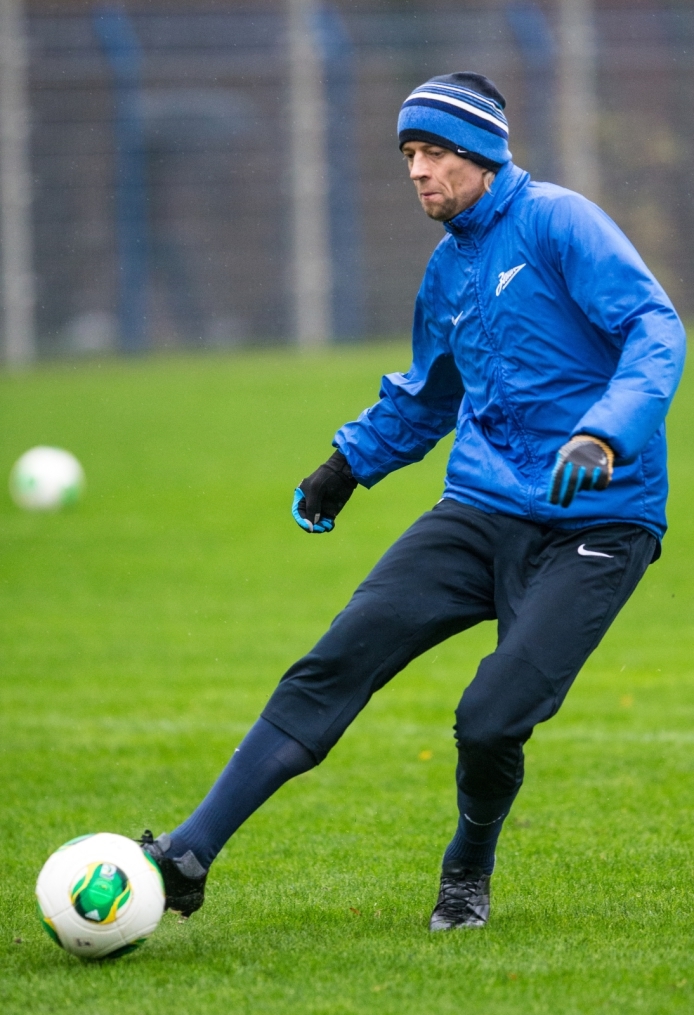 Тренировка «Зенита» перед матчем «Спартак» — «Зенит»