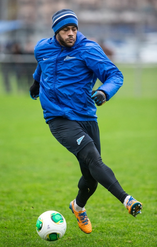 Тренировка «Зенита» перед матчем «Спартак» — «Зенит»