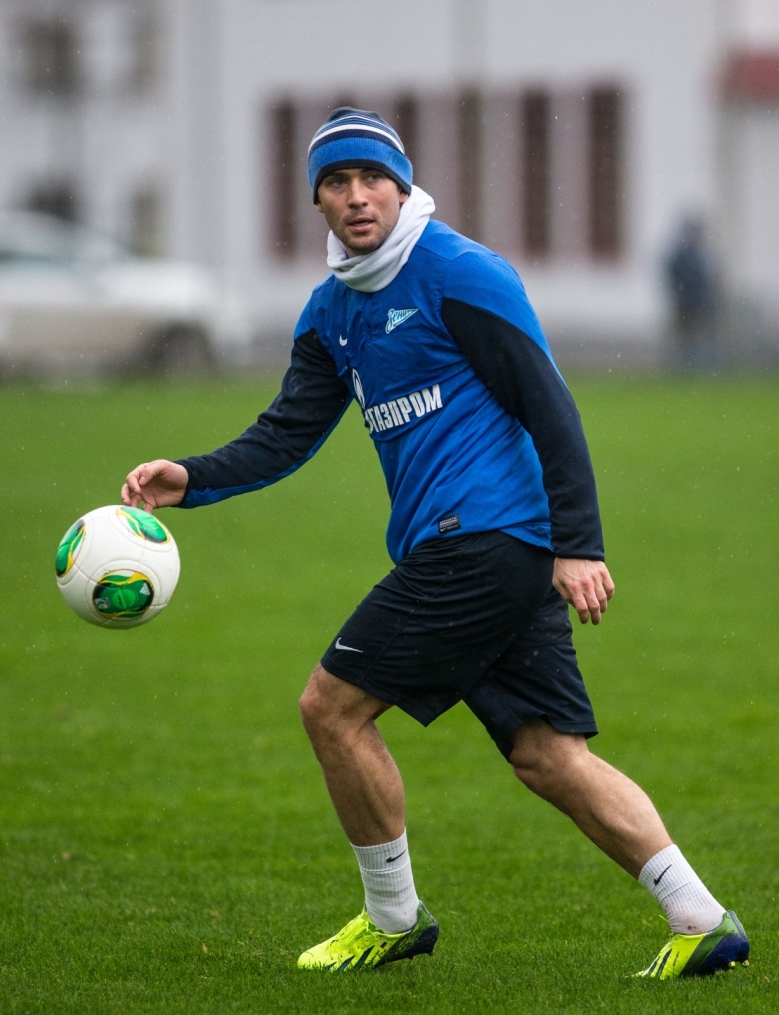 Тренировка «Зенита» перед матчем «Спартак» — «Зенит»